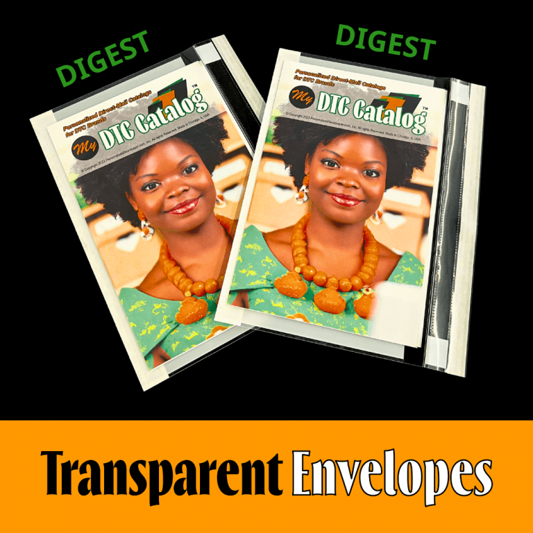 Digest Transparent Envelopes for MyDTCCatalog.com